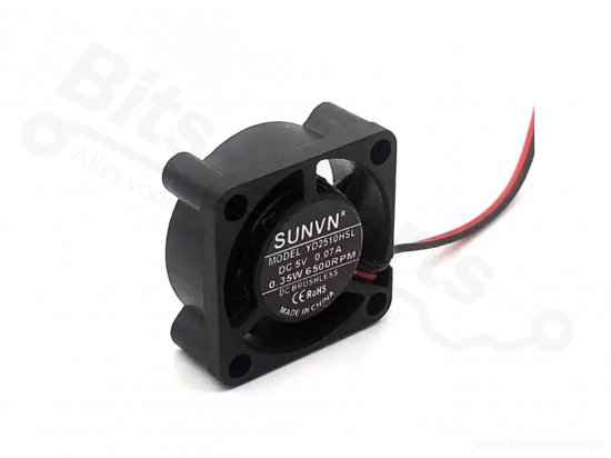 Axial Fan 2510 25x25x10mm 5VDC